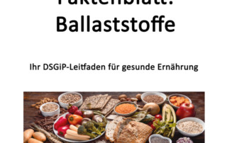 Cover Faktenblatt Ballaststoffe